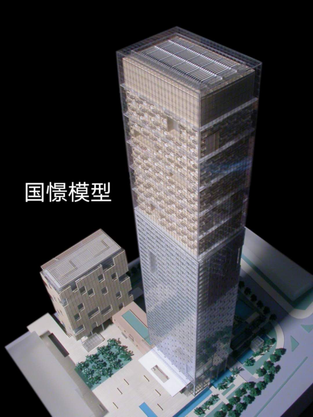 略阳县建筑模型